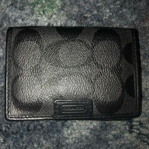 Coach card holder
